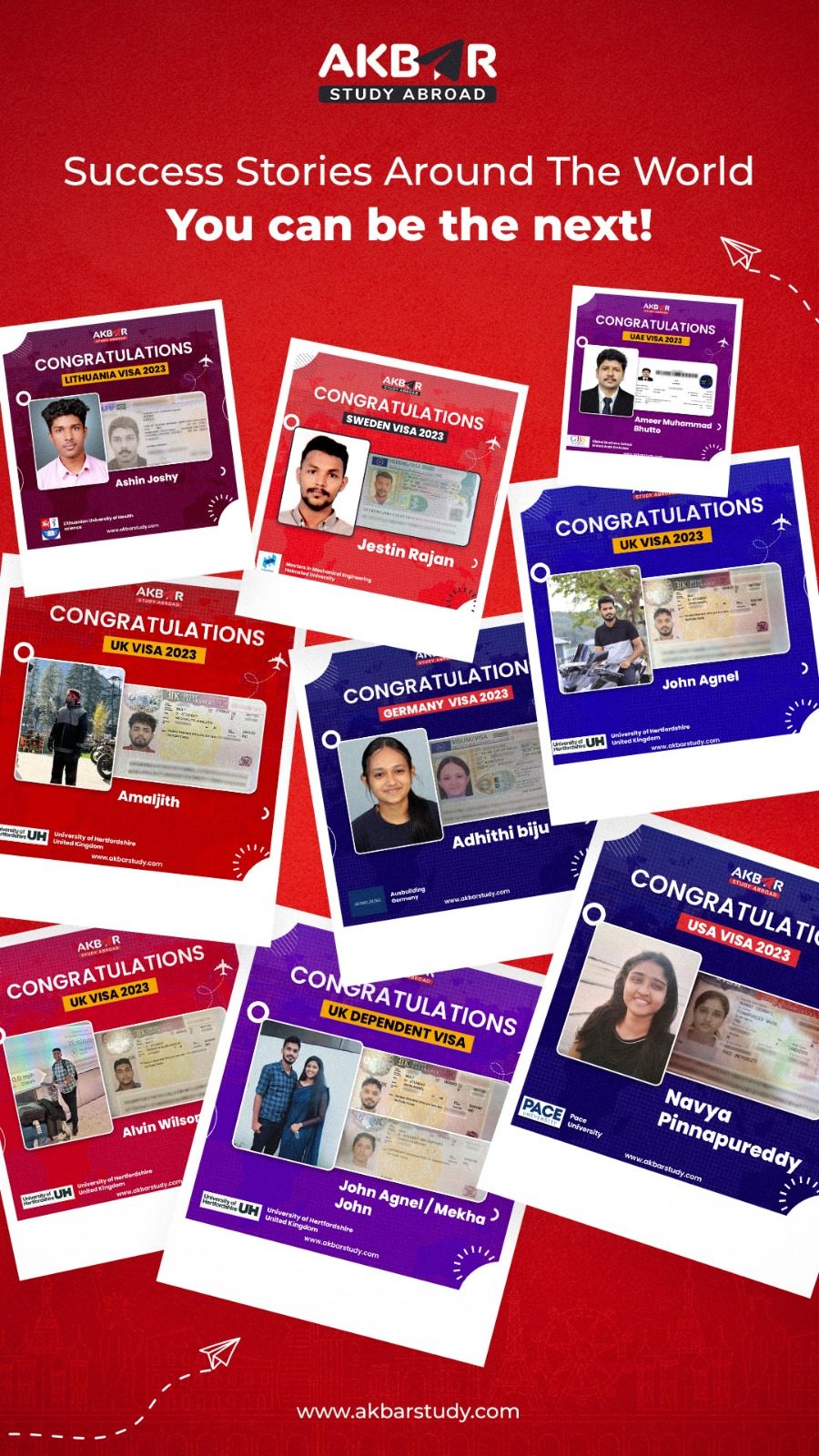 Akbar Study Abroad student success story