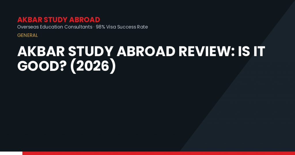 Akbar Study Abroad Review: Is It Good? (2026)